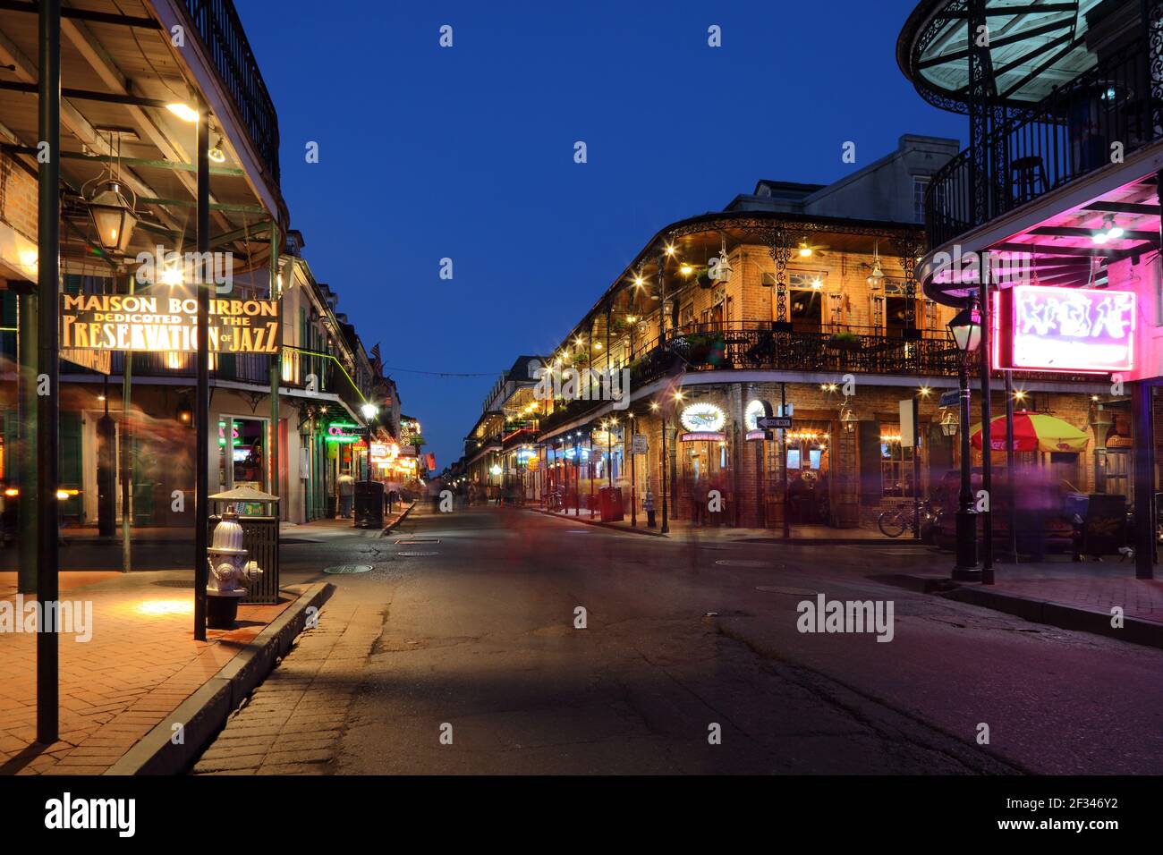 Geographie / Reisen, USA, Louisiana, New Orleans, Nachtkluder, Bar, Bourbon Street, French Quart, New Orl, zusätzliche-Rights-Clearance-Info-Not-available Stockfoto