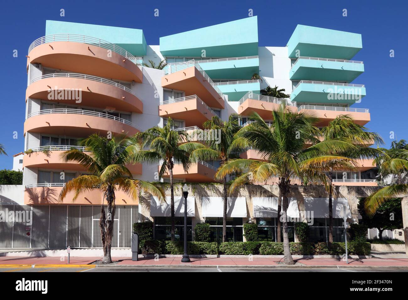 Geographie / Reisen, USA, Florida, Miami Beach, Nature Deco District, ocean Drive, Miami Beach, zusätzliche-Rights-Clearance-Info-not-available Stockfoto
