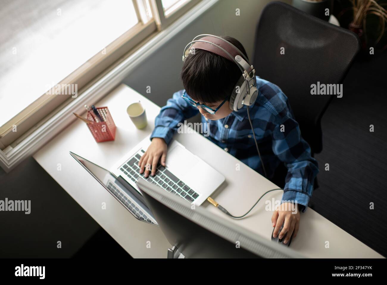 Untergeordnete Codierungsprogramme Stockfoto