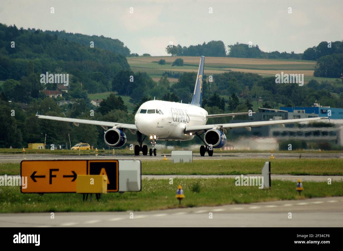 15-03-2021 - Generic Airplanes - 5B-DBP - Cyprus Airways - Airbus A319. Seriennummer 1768, Typ 319-132. Erstflug am 20,12.2005, geliefert an CYP Stockfoto