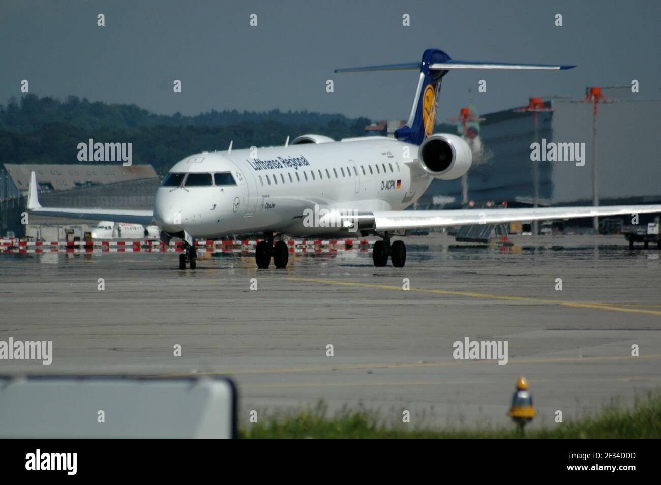 15-03-2021 - Generic Airplanes - D-ACPK - Lufthansa CityLine - Canadair Regional Jet. Seriennummer 10063, Typ CRJ-701ER. Geliefert an Lufthansa City Stockfoto