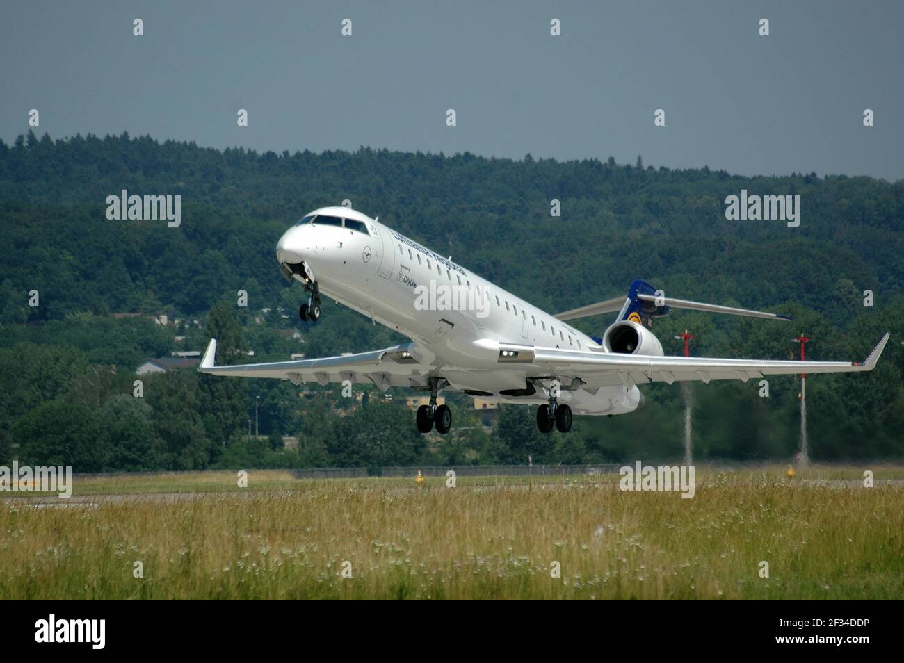 15-03-2021 - Generic Airplanes - D-ACPK - Lufthansa CityLine - Canadair Regional Jet. Seriennummer 10063, Typ CRJ-701ER. Geliefert an Lufthansa City Stockfoto