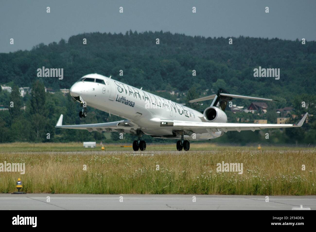 15-03-2021 - Generic Airplanes - D-ACPS - Lufthansa CityLine - Canadair Regional Jet. Seriennummer 10100, Typ CRJ-701ER. Geliefert an Lufthansa City Stockfoto