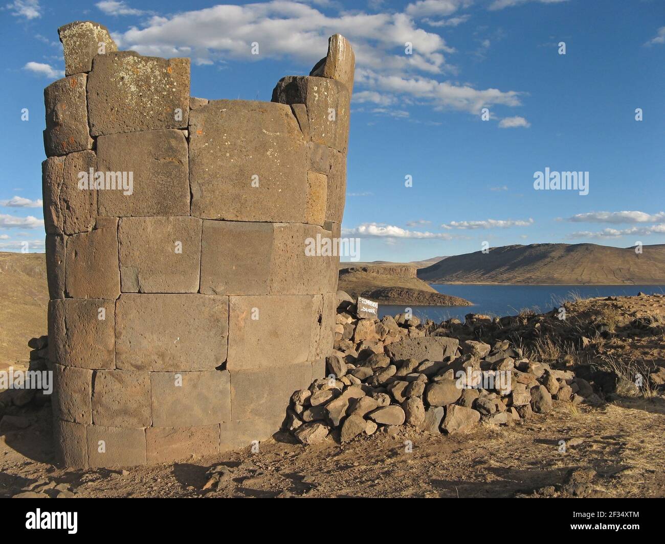 Grabturm in Peru Stockfoto