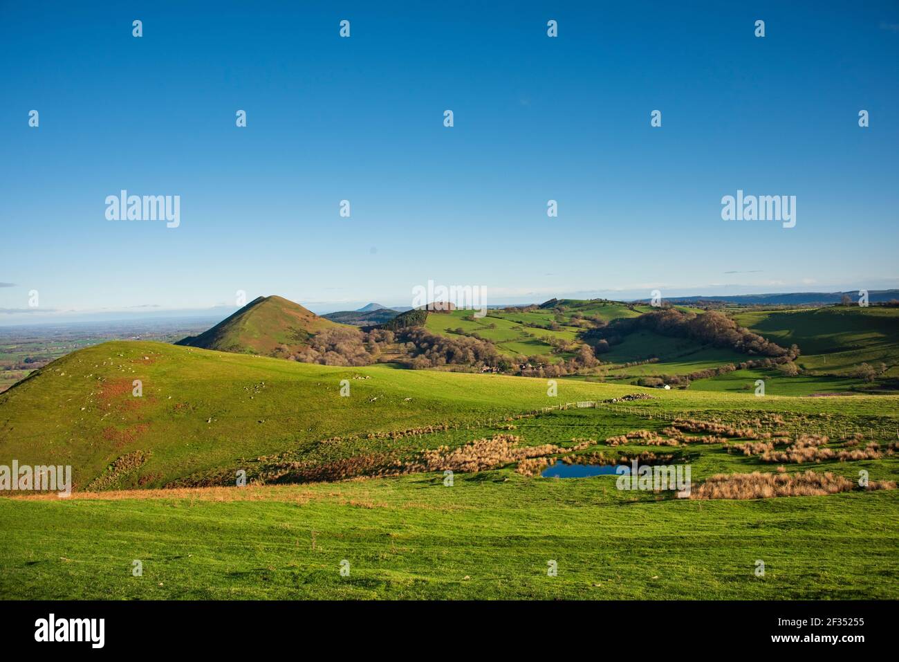 CAER caradoc shropshire Stockfoto