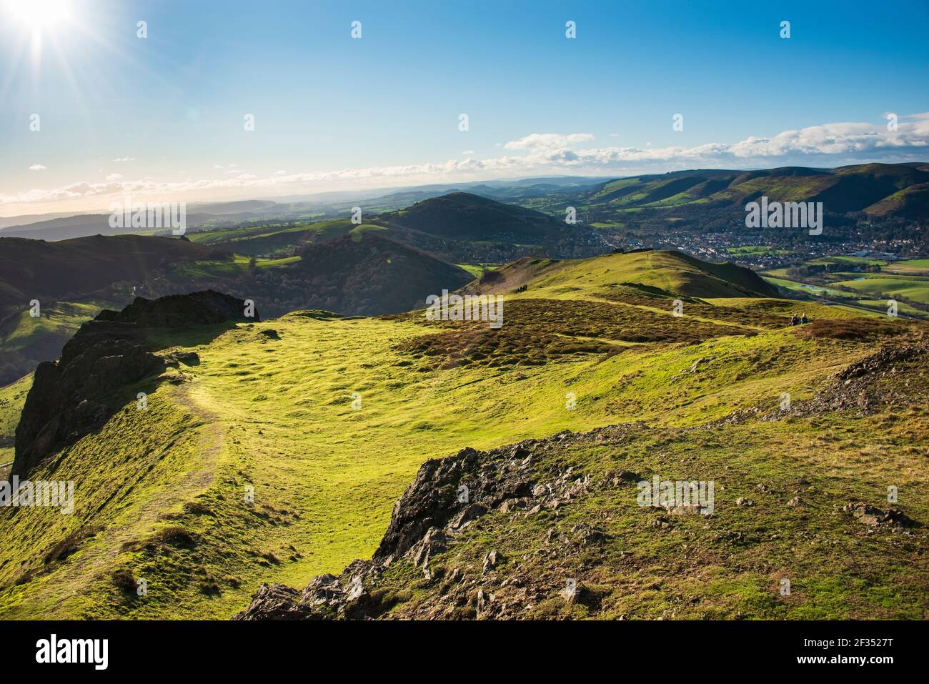 CAER caradoc shropshire Stockfoto