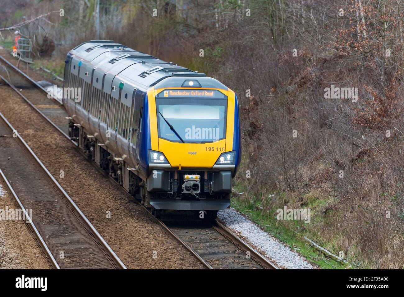 Klasse 195 Northern Rail Pendlerzug. DMU Stockfoto
