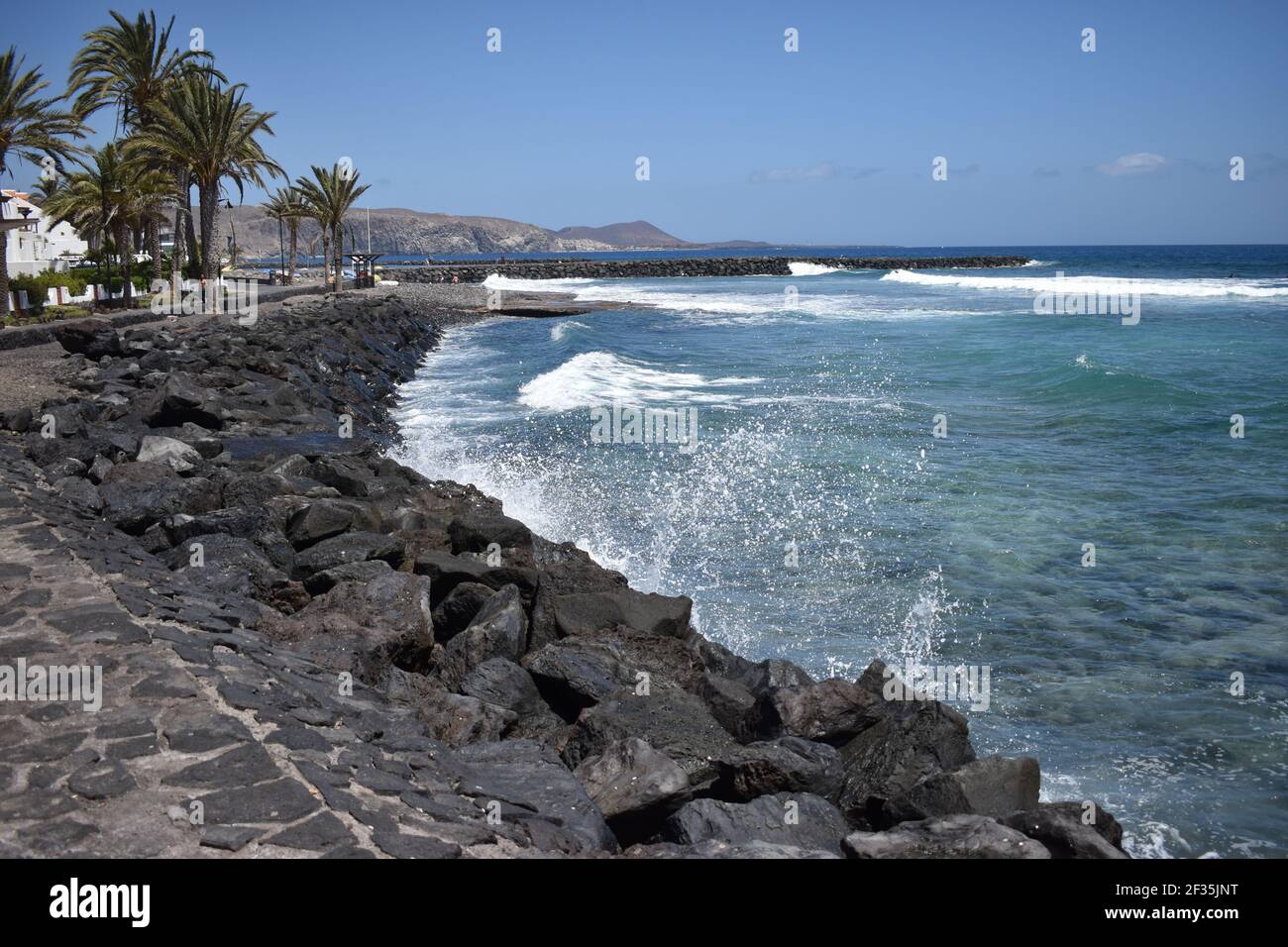 An der Küste von Teneriffa Stockfoto