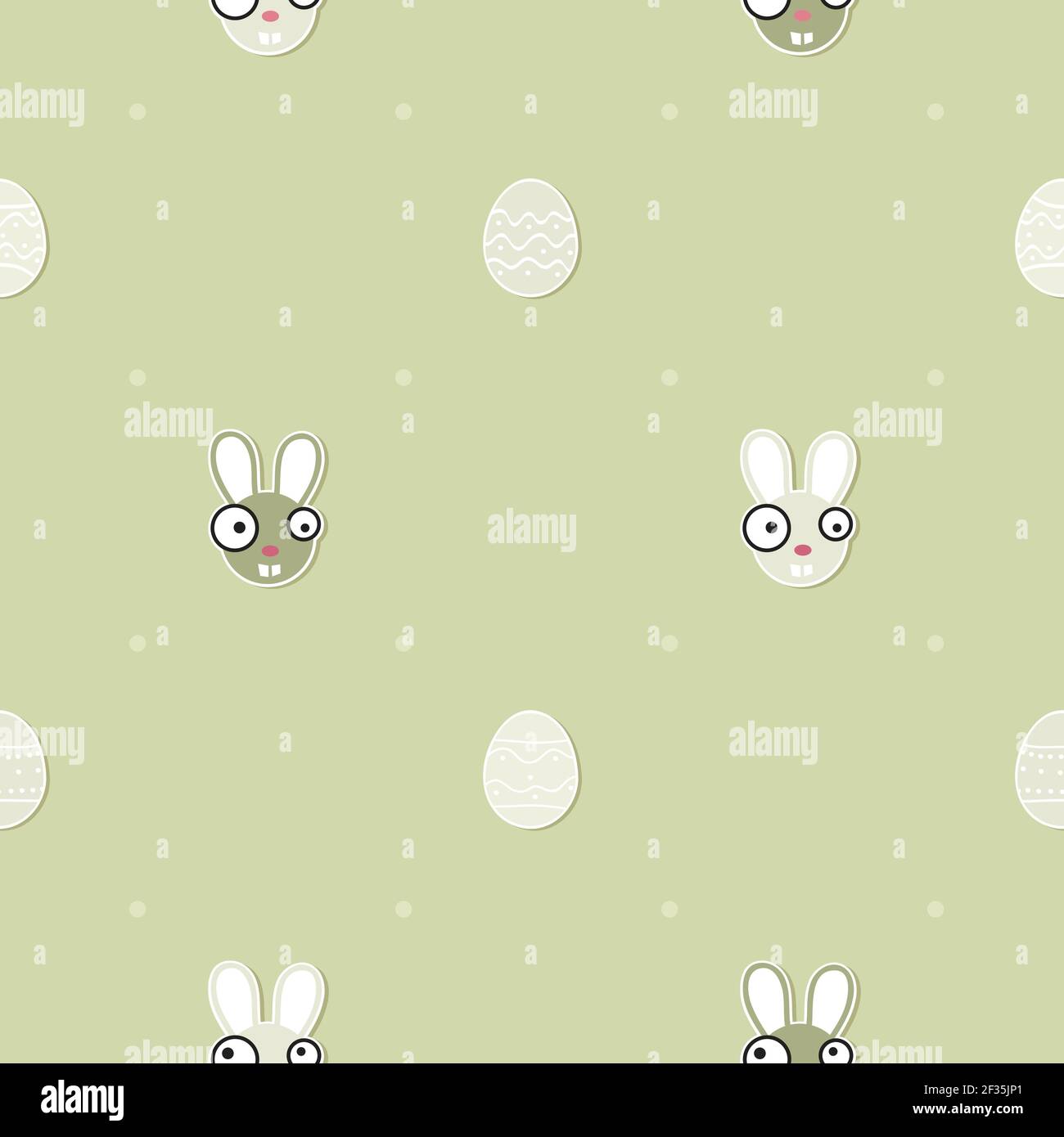 Ostereier und Kaninchen - Vektor Hintergrund Stock Vektor