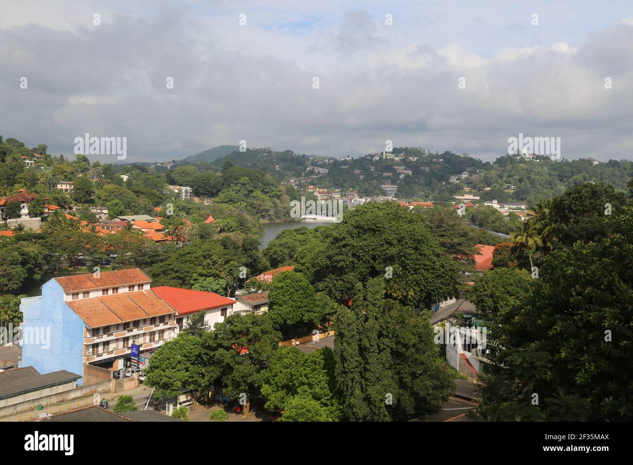 Kandy, Sri Lanka, Seeblick Stockfoto