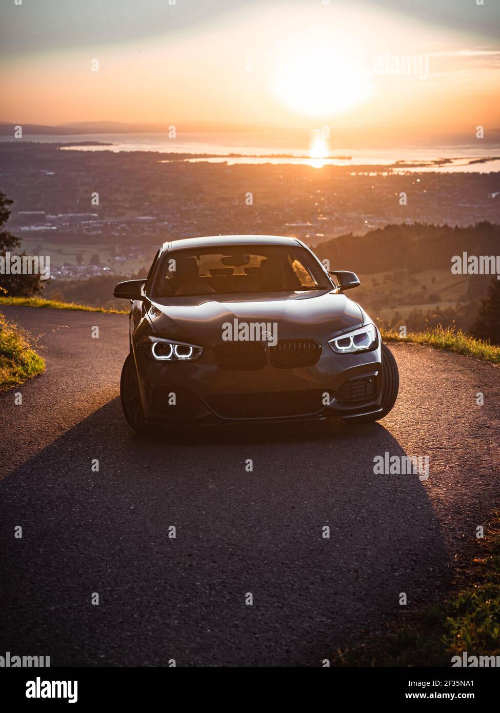 BMW M140i Road Trip Stockfoto