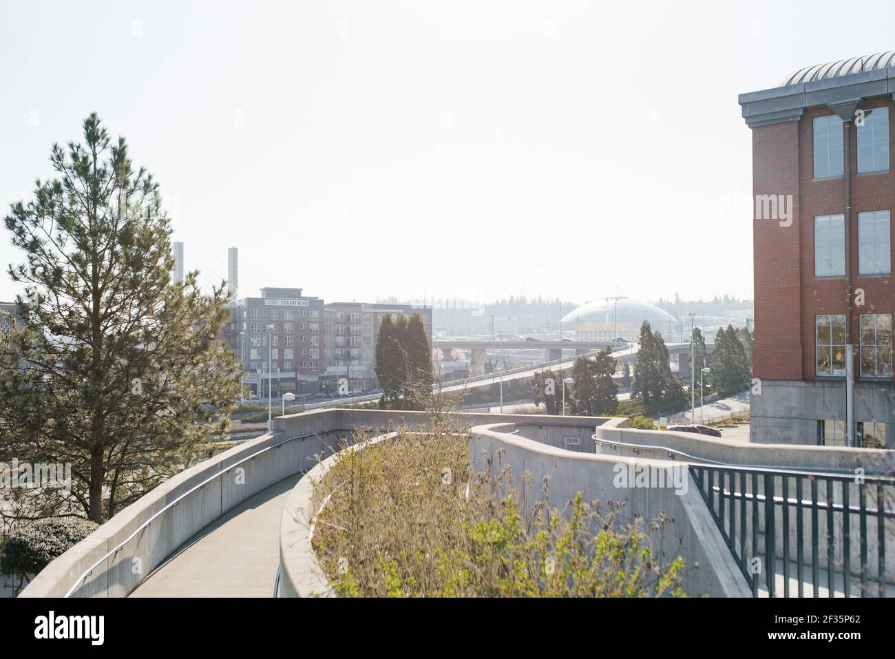 Tacoma, Washington, USA. März 2021. Blick auf die Straßen von Tacoma Stockfoto