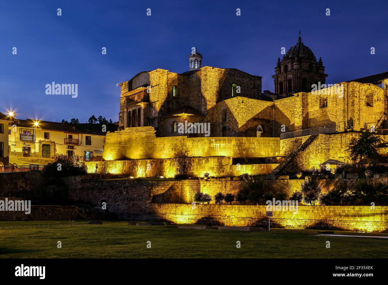 Coricancha, Santo Domingo Kirche, Cusco, Peru Stockfoto