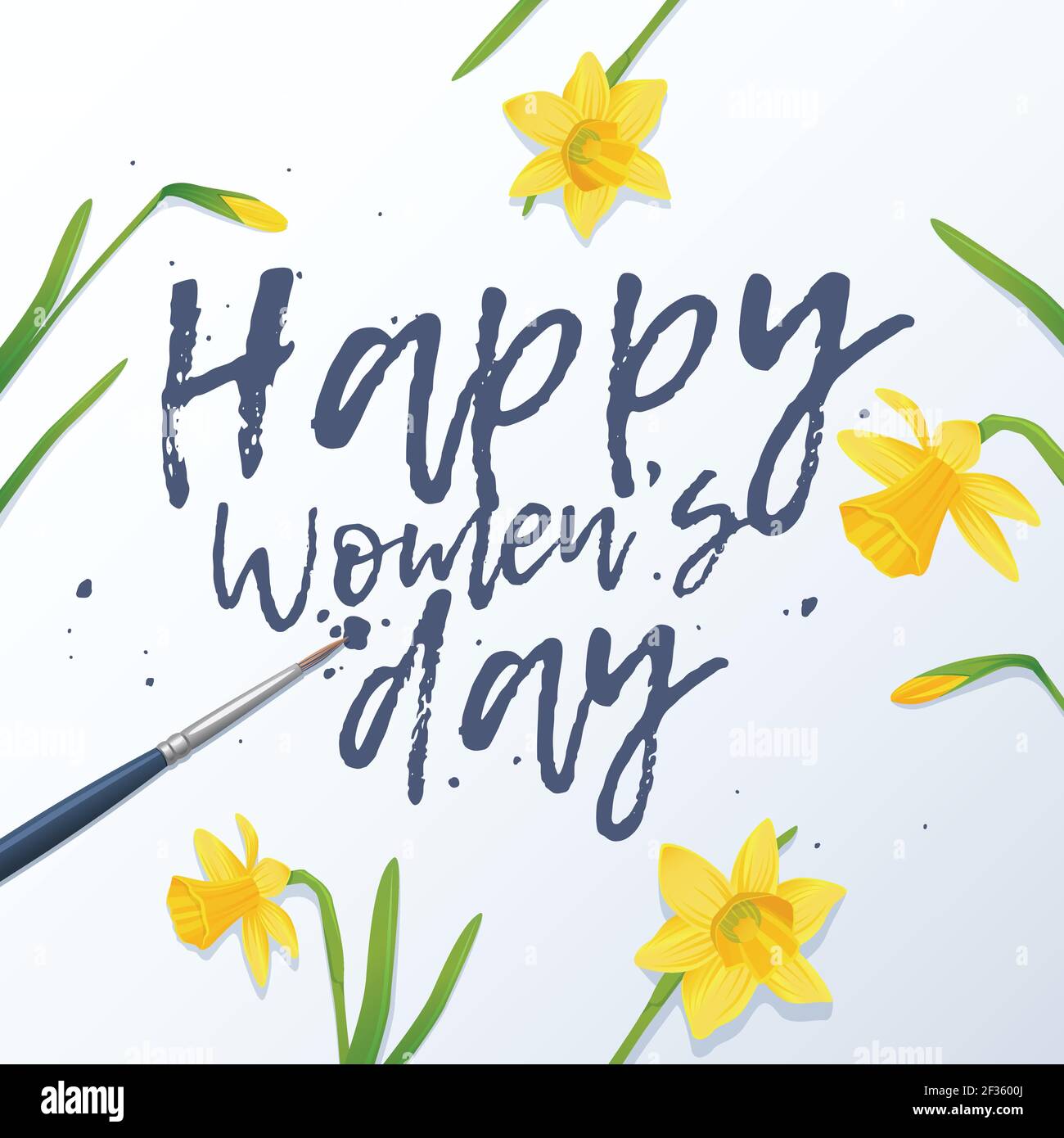 8 März Urlaubskarte. Internationaler Happy Womens Day. Trendy Design Template für Newsletter, Broschüren, Postkarten, Tickets, Anzeigen, Banner Stock Vektor