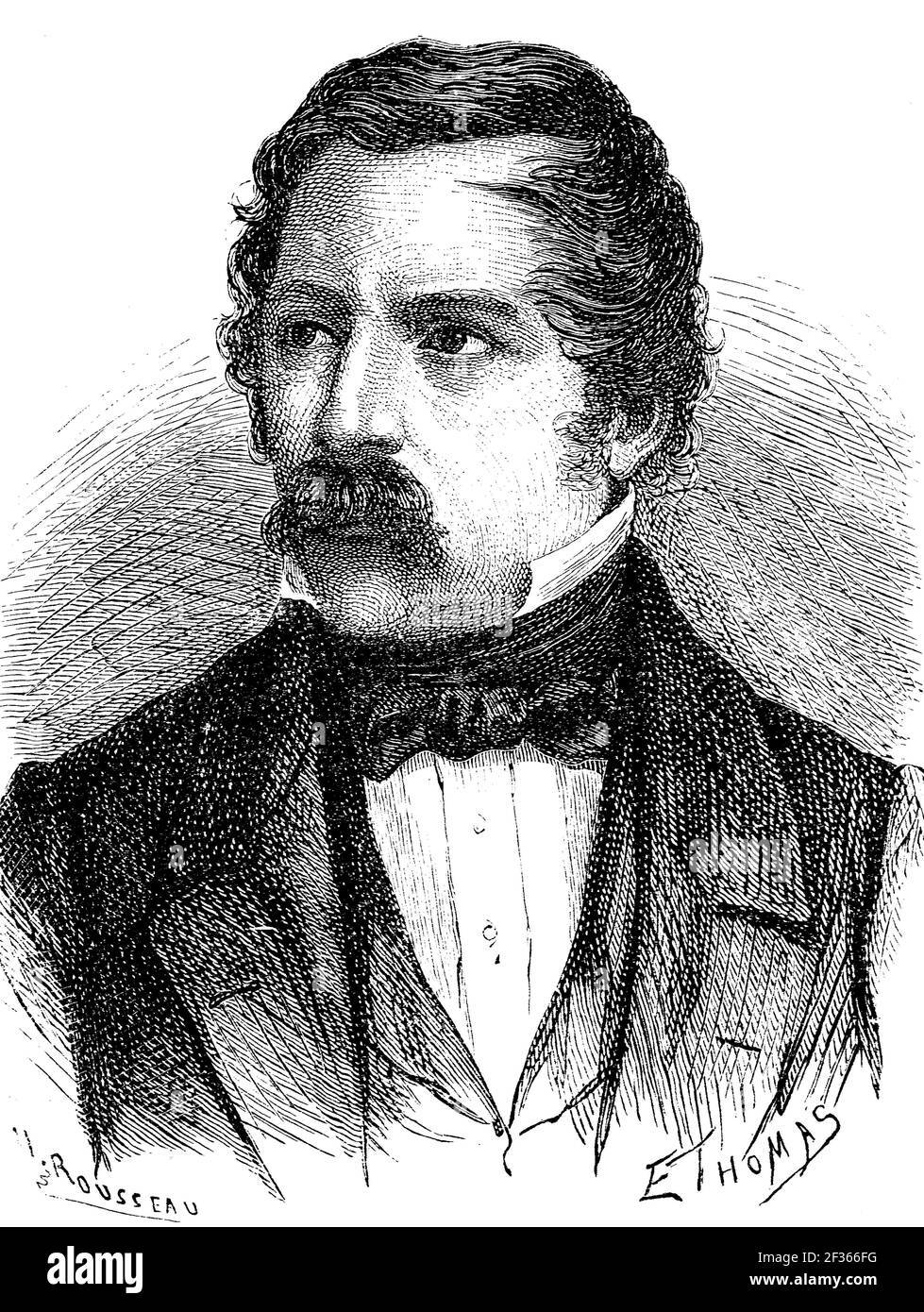 Carl August von Steinheil, 12. Oktober 1801 - 12. September 1870, war ein deutscher Physiker, Astronom, Optiker und Unternehmer / Carl August von Steinheil, 12. Oktober 1801 - 12. September 1870, war ein deutscher Physiker, Astronom, Optiker und Unternehmer, Historisch, historisch, Digitale verbesserte Reproduktion eines Originals aus dem 19th. Jahrhundert / digitale Reproduktion einer Originalvorlage aus dem 19. Jahrhundert, Stockfoto