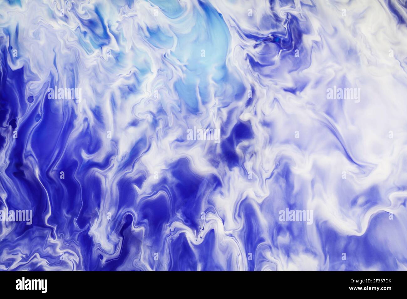 Blau und grün abstrakter Farbhintergrund, Textur Art.Marmor Hintergrund.Floating farbige Tinte auf Wasser. Stockfoto