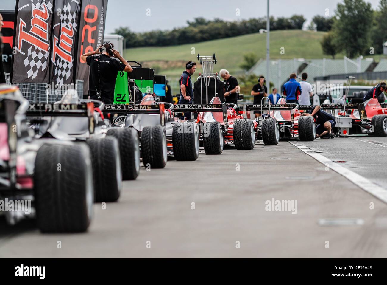 Ambiance pré grille de depart Startaufstellung während der FORMULE RENAULT EUROCUP 2019 auf dem Hungaroring, 6. Bis 8. september, in Ungarn - Foto Marc de Mattia / DPPI Stockfoto