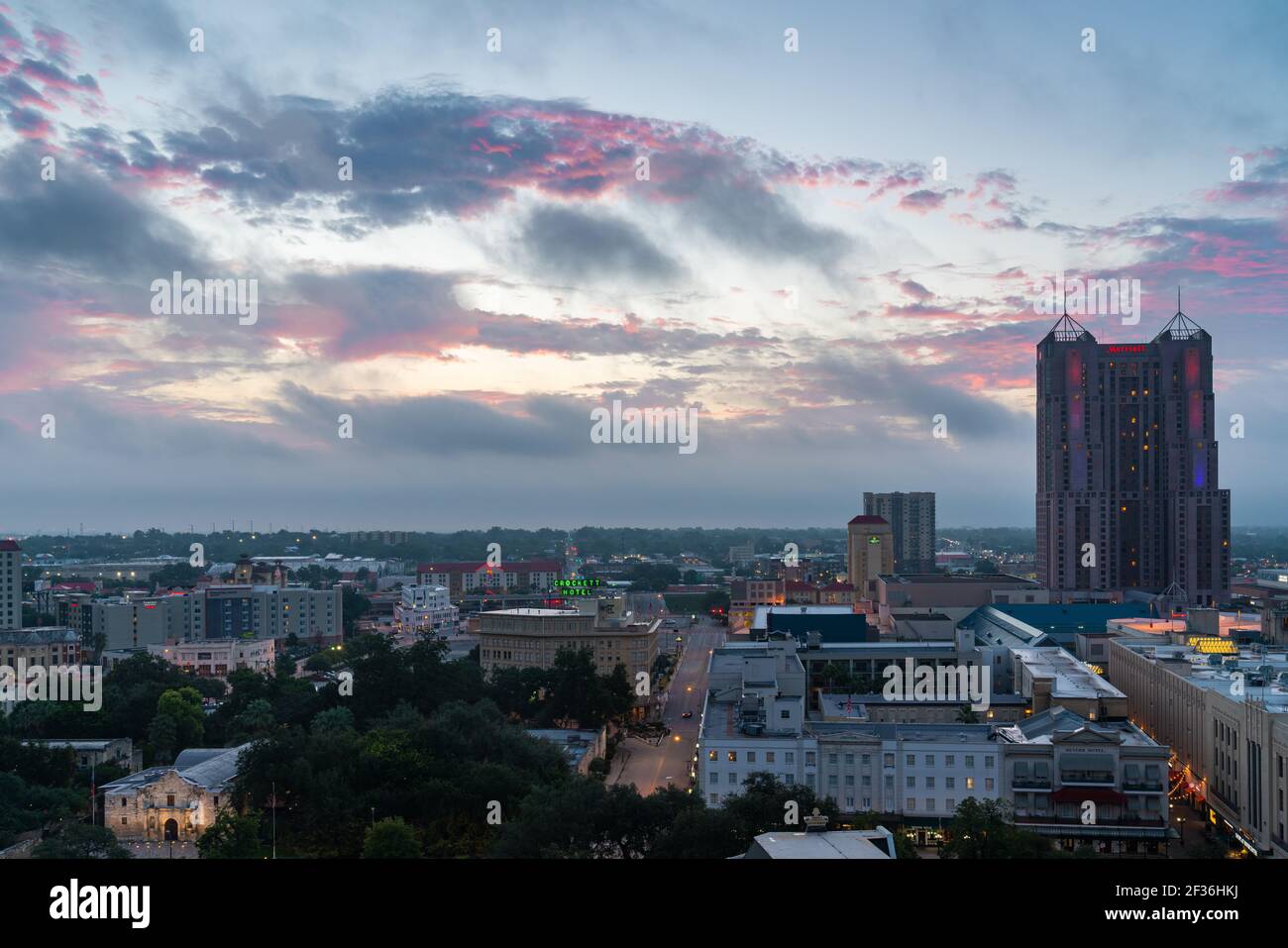 Skyline von San Antonio Stockfoto