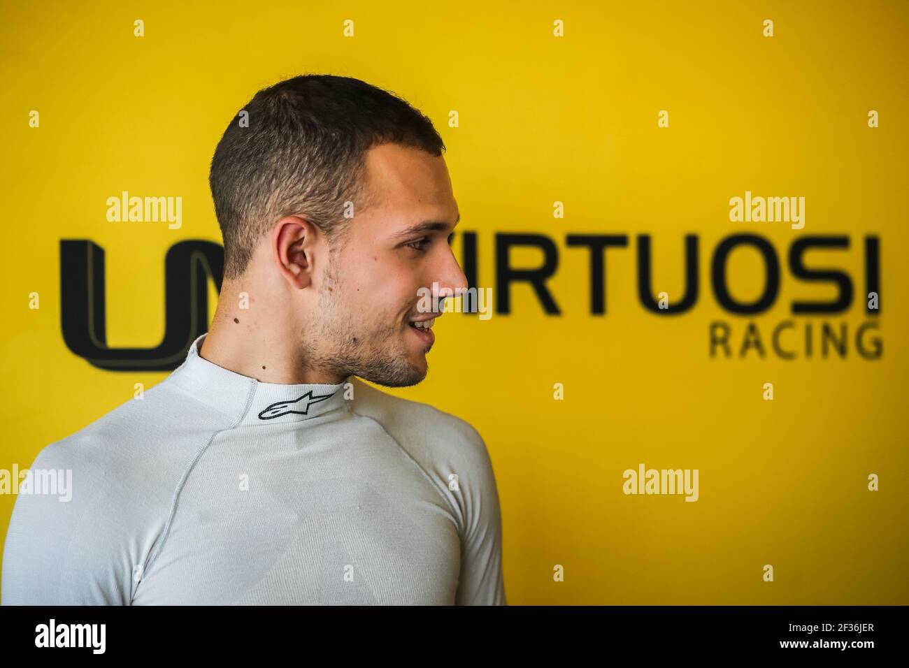 GHIOTTO Luca, Uni Virtuosi Racing, Portrait während der FIA 2019 Formel 2 Meisterschaft, Abu Dhabi Grand Prix vom 29. Bis 30. November in Yas Marina - Foto Sebastiaan Rozendaal / DPPI Stockfoto