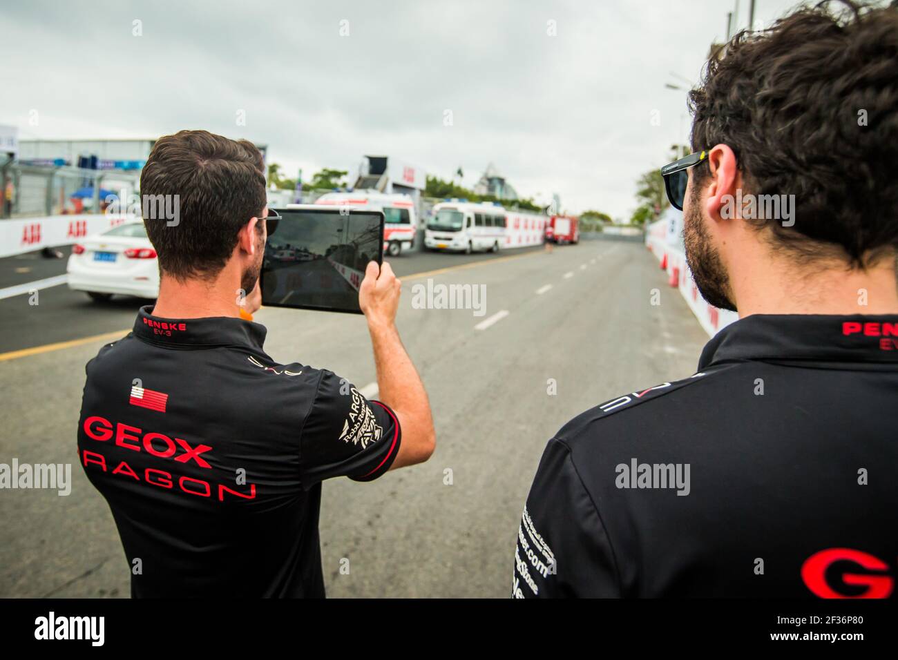 LOPEZ Jose Maria (arg), Penske EV-3 Team Geox Racing, Portrait-Trackwalk während der Formel-E-Meisterschaft 2019, in Sanya, China vom 21. Bis 23. märz 2019 - Photo Germain Hazard / DPPI Stockfoto