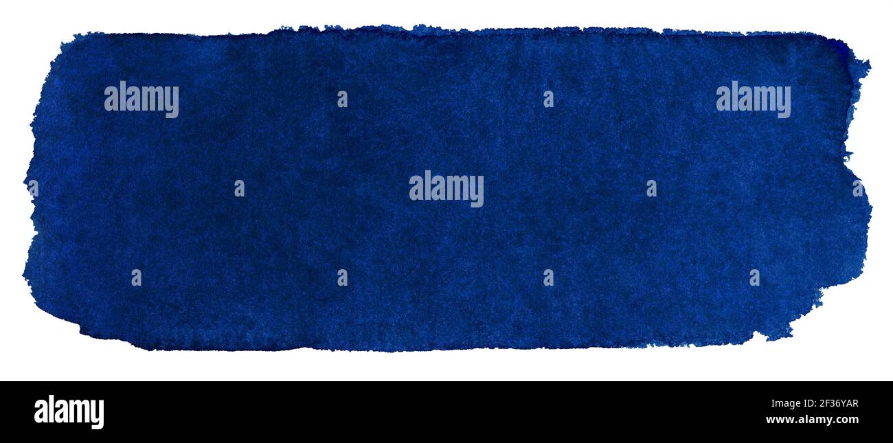 Dunkelblauer abstrakter Aquarellhintergrund für Texturen Hintergründe und Web-Banner Design. Abstrakter Hintergrund mit Pinselstrich blauen Farben. Stockfoto