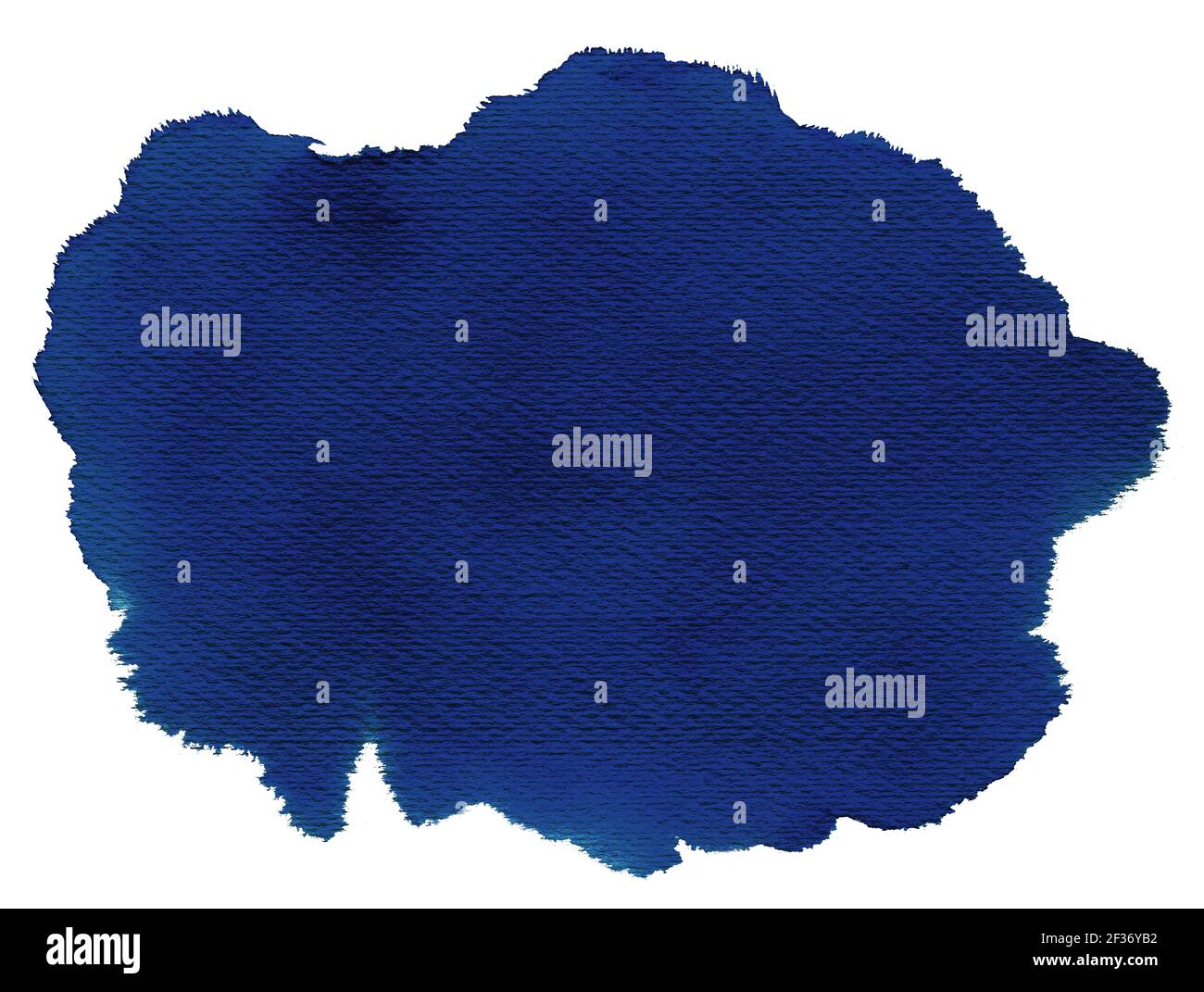 Dunkelblauer abstrakter Aquarellhintergrund für Texturen Hintergründe und Web-Banner Design. Abstrakter Hintergrund mit Pinselstrich blauen Farben. Stockfoto