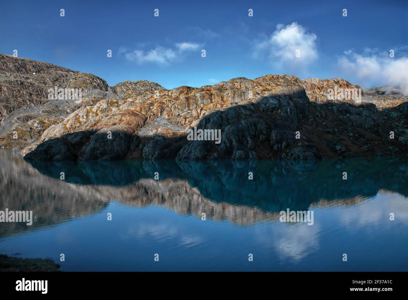 Reflexionsschattierung Stockfoto