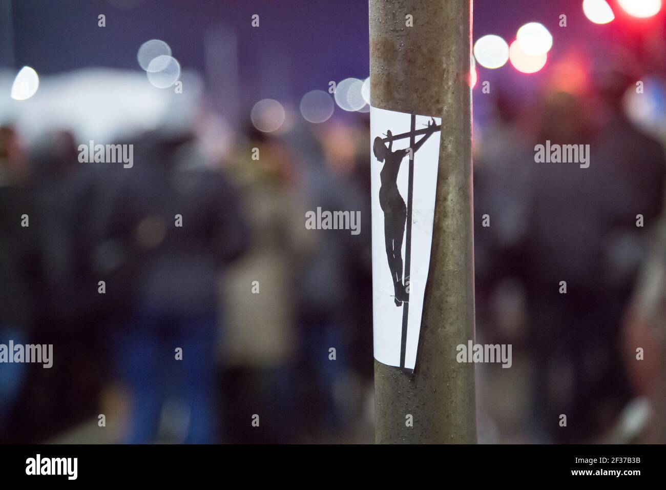 Pro Abtreibung Zeichen während des Protests in Danzig, Polen. Januar 29th 2021 © Wojciech Strozyk / Alamy Stockfoto Stockfoto