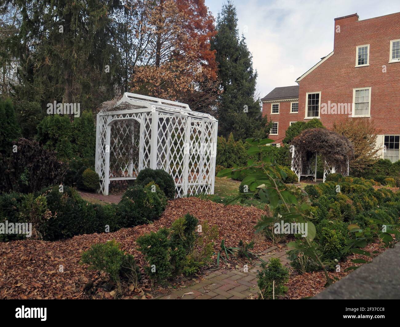 USA, Delaware, New Castle, First State National Park, George Read House Gardens, Stockfoto