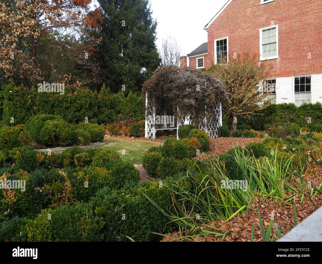 USA, Delaware, New Castle, First State National Park, George Read House Gardens, Stockfoto