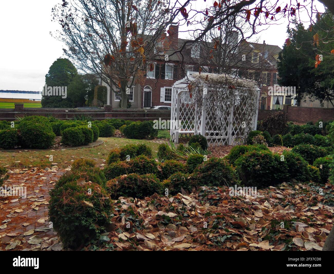USA, Delaware, New Castle, First State National Park, George Read House Gardens, Stockfoto