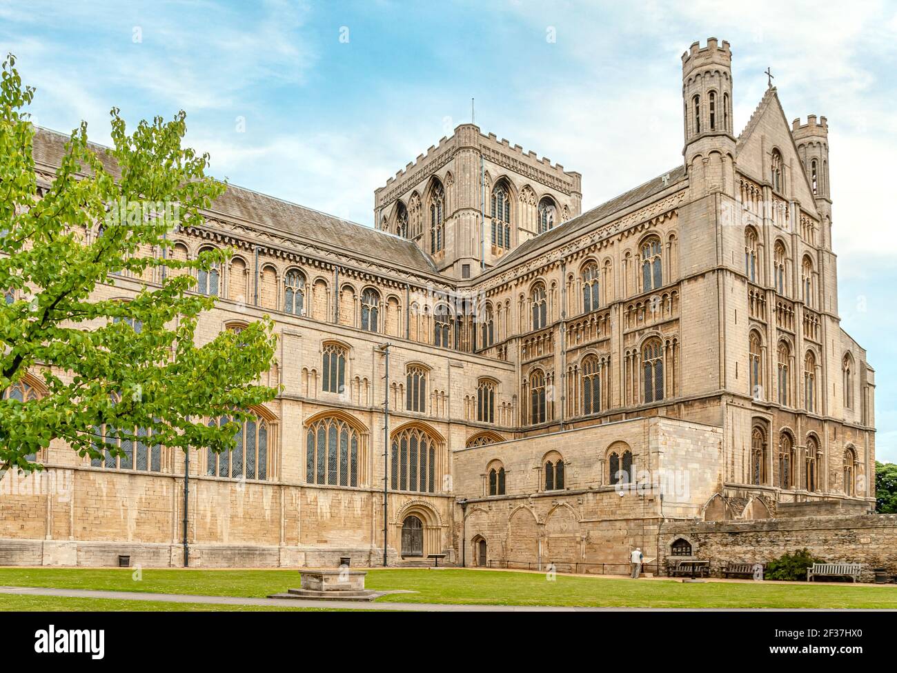 Peterborough Cathedral oder die Cathedral Church of St Peter, Northamptonshire, England, Großbritannien Stockfoto