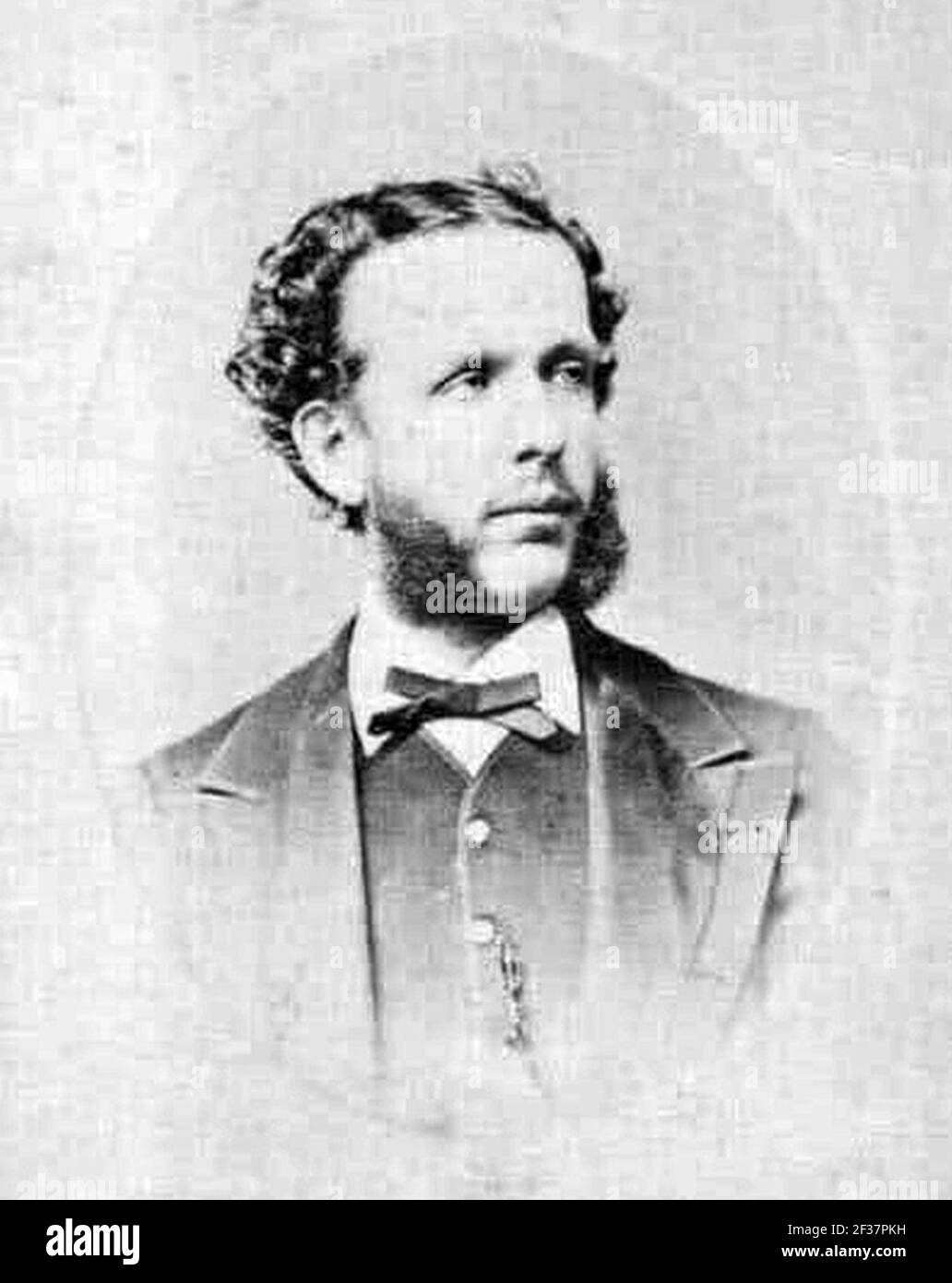 Prinz Ludwig von den beiden Sizilien, Graf von Trani um 1870 (anonymer Fotograf). Stockfoto