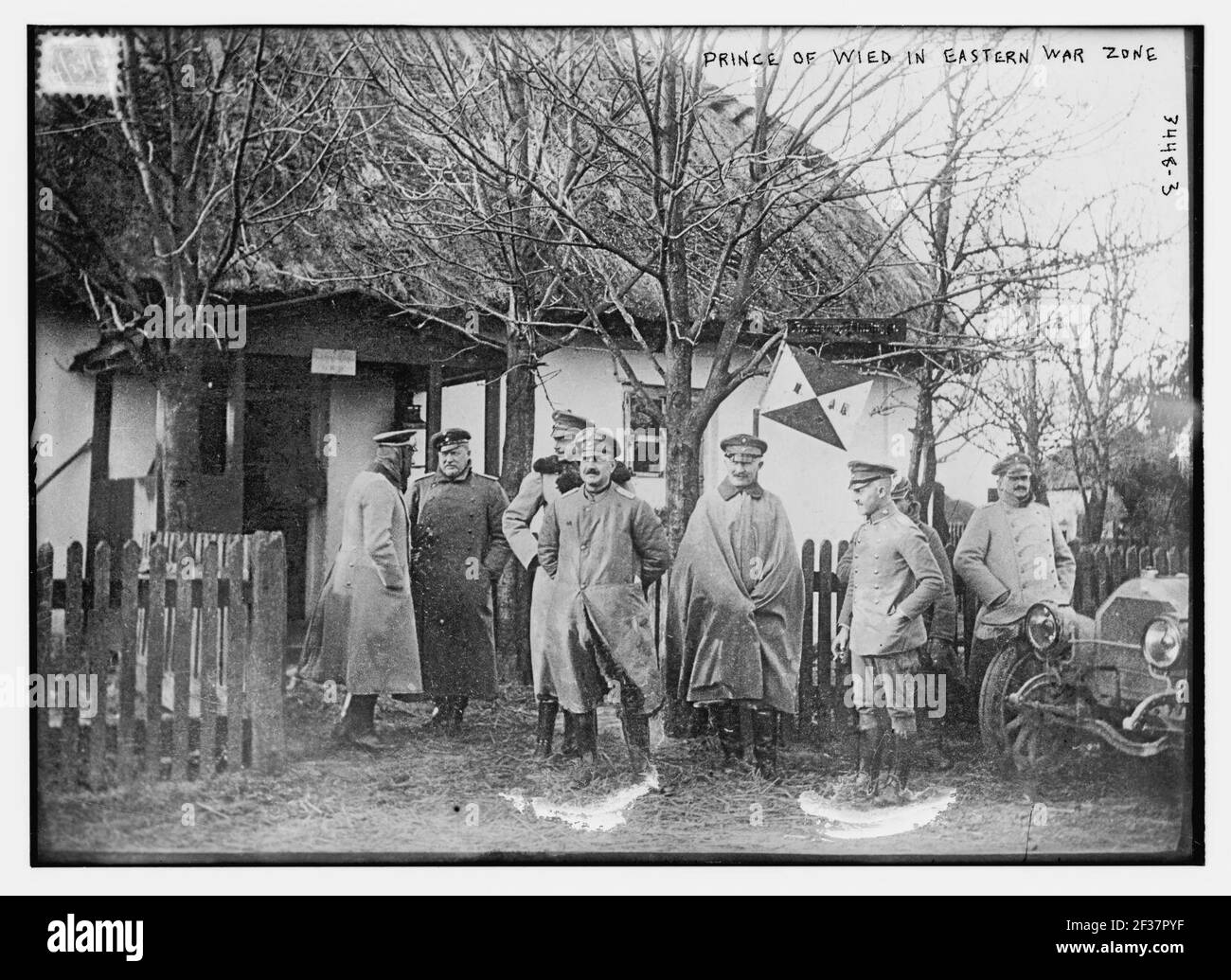 Prinz der Weid in osteuropäischen Kriegsgebiet Stockfoto