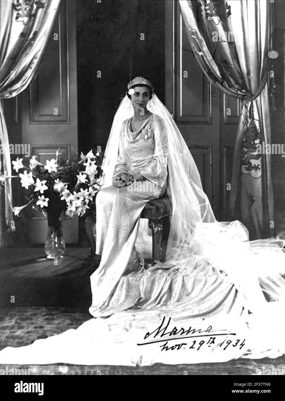 Princess Marina 1934. Stockfoto