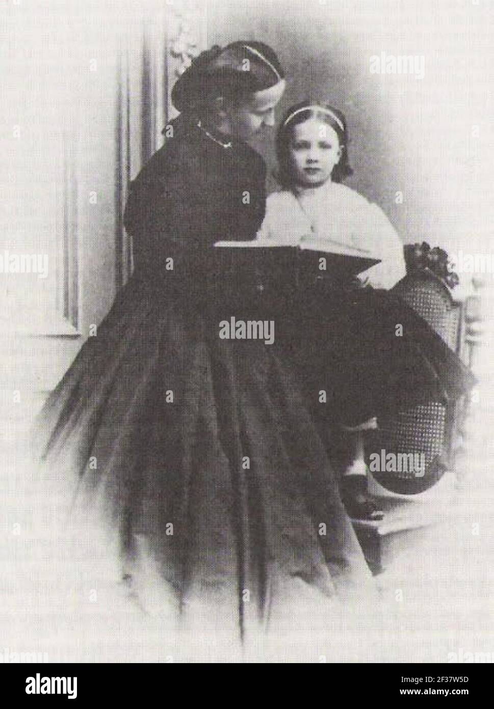 Prinzessin Victoria von Baden mit ihrer Mutter Stockfotografie Alamy