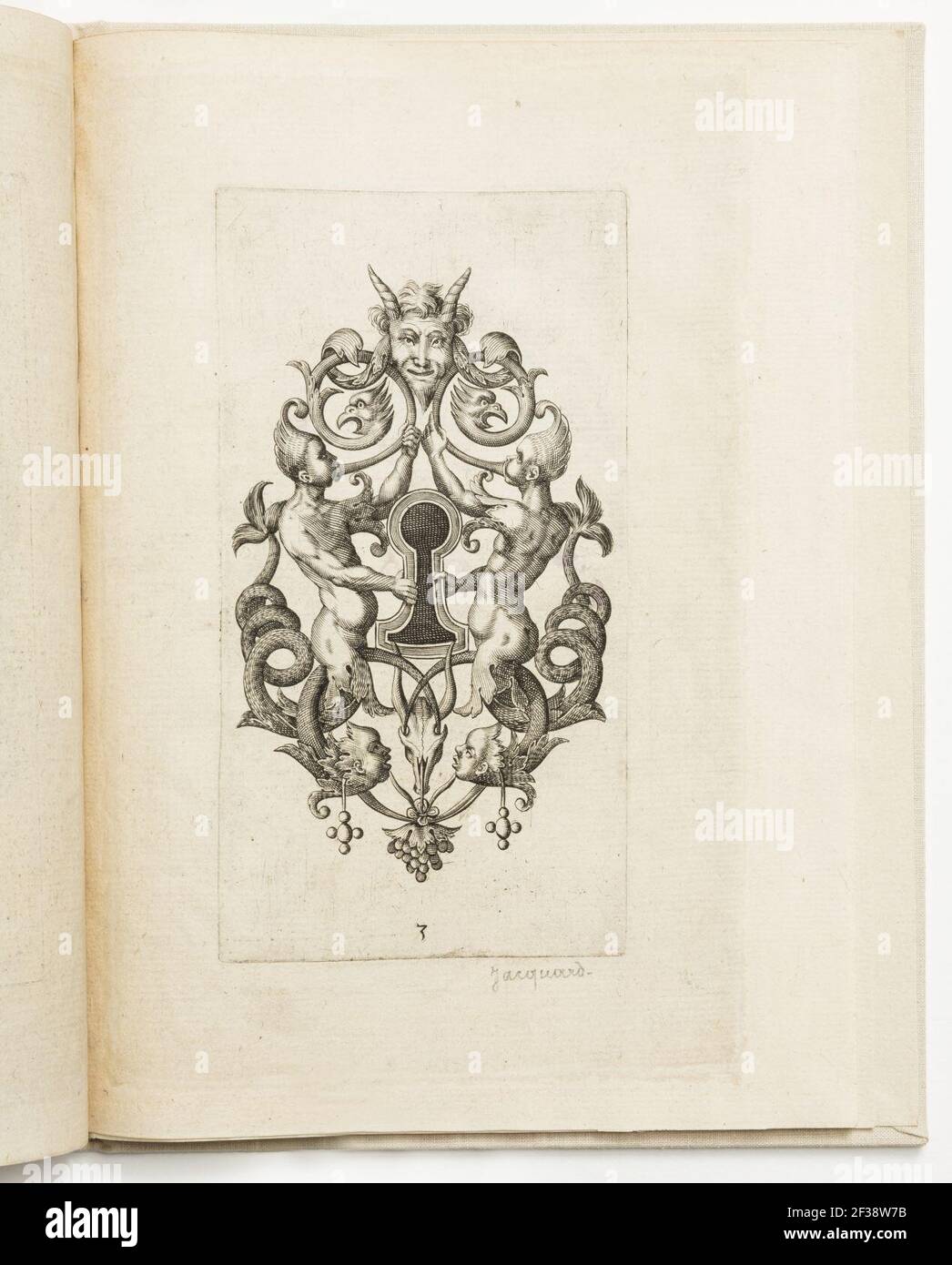 Druck, Platte 3, von Différens portraitz pour les serruriers nouvellement inventez (Neuerfindung für Schlosser), 1616 Stockfoto
