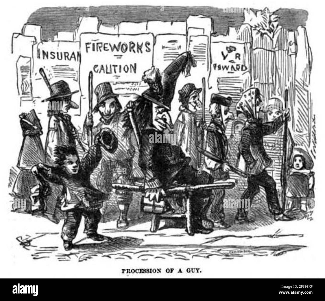 Prozession eines Mannes. Stockfoto