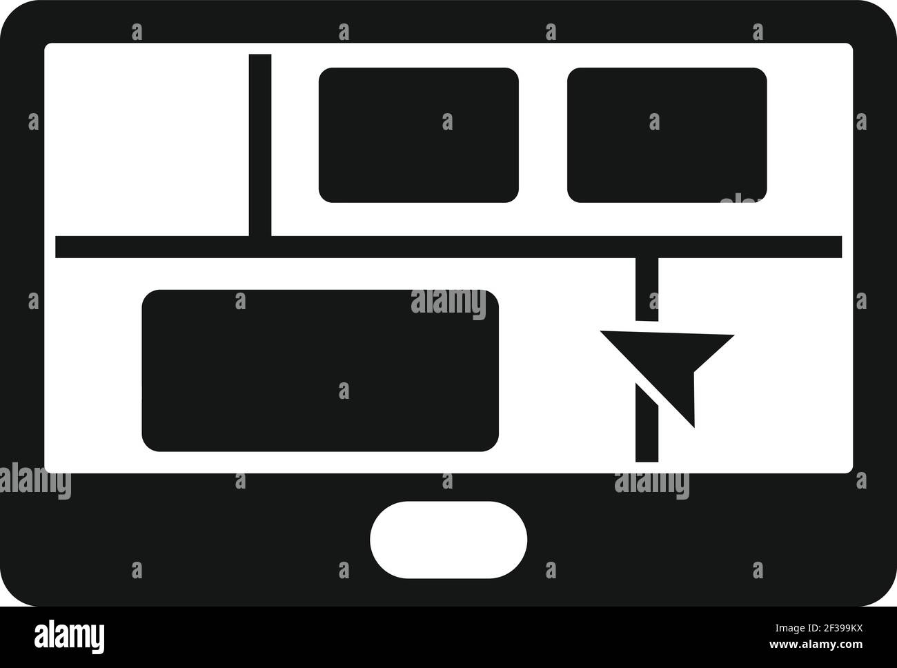 Reisesymbol buchen, einfacher Stil Stock Vektor