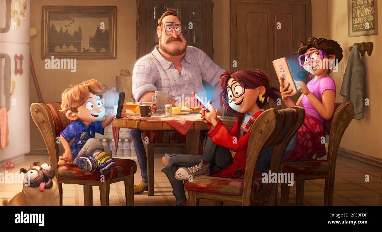 CONNECTED (2021) -Originaltitel: THE MITCHELLS VS. DIE MASCHINEN-, Regie Michael RIANDA und JEFF ROWE. Kredit: COLUMBIA BILDER/SONY BILDER ANIMATION / Album Stockfoto