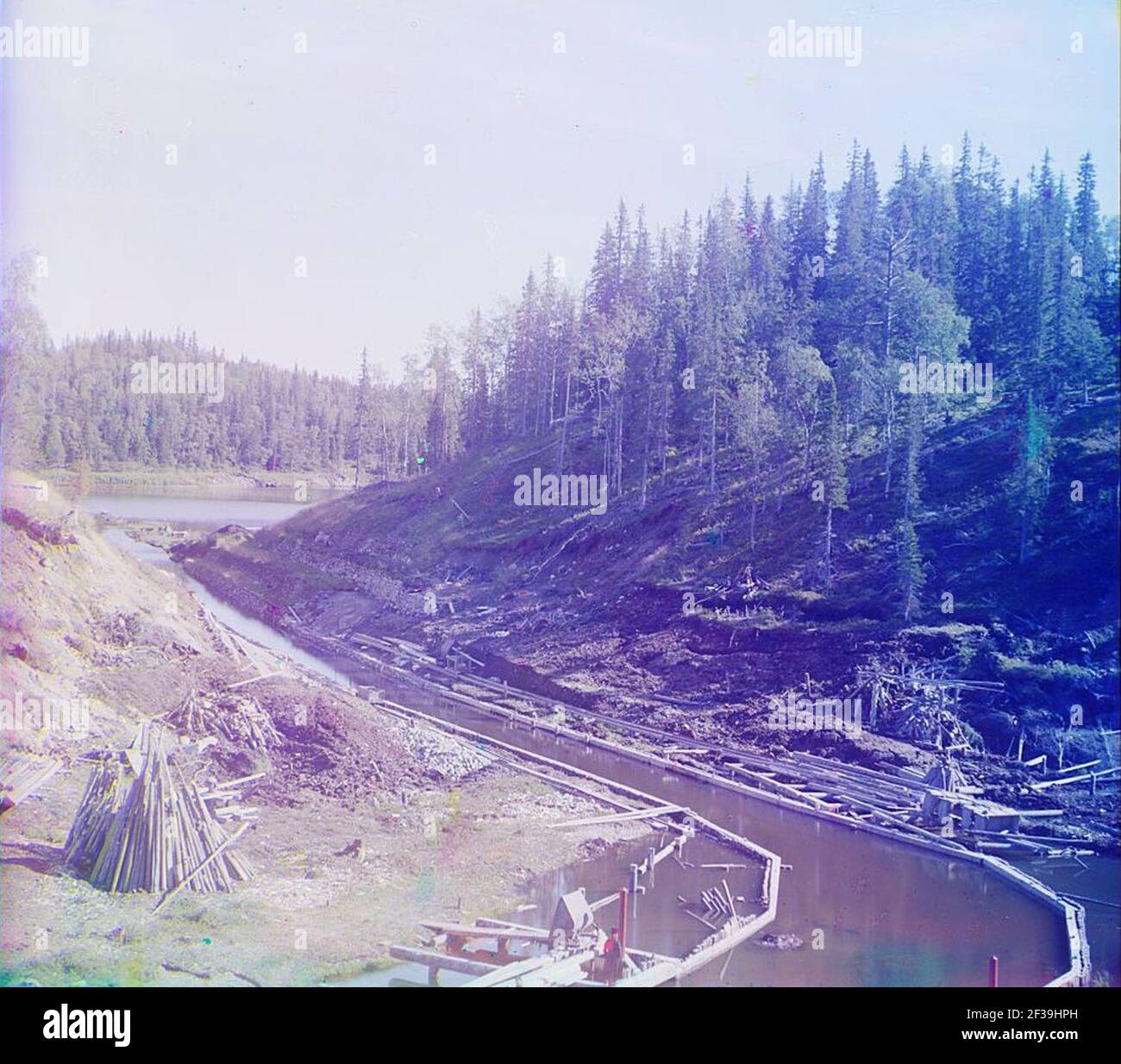 Prokudin-Gorski 20354. Stockfoto