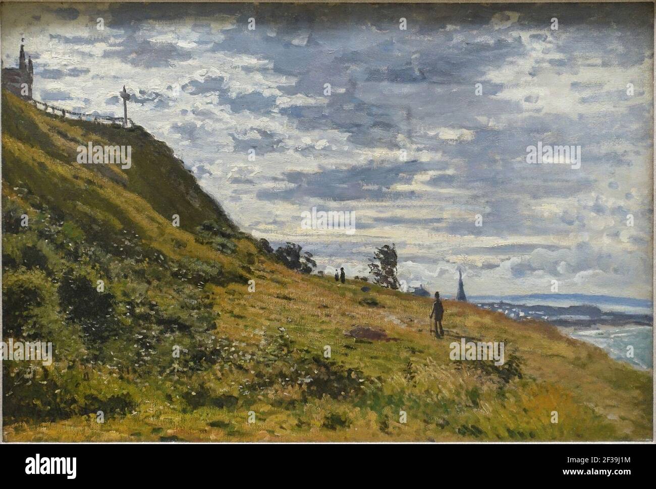 Promenade sur la falaise de Sainte-Adresse, von Claude Monet, 1867, Öl ...