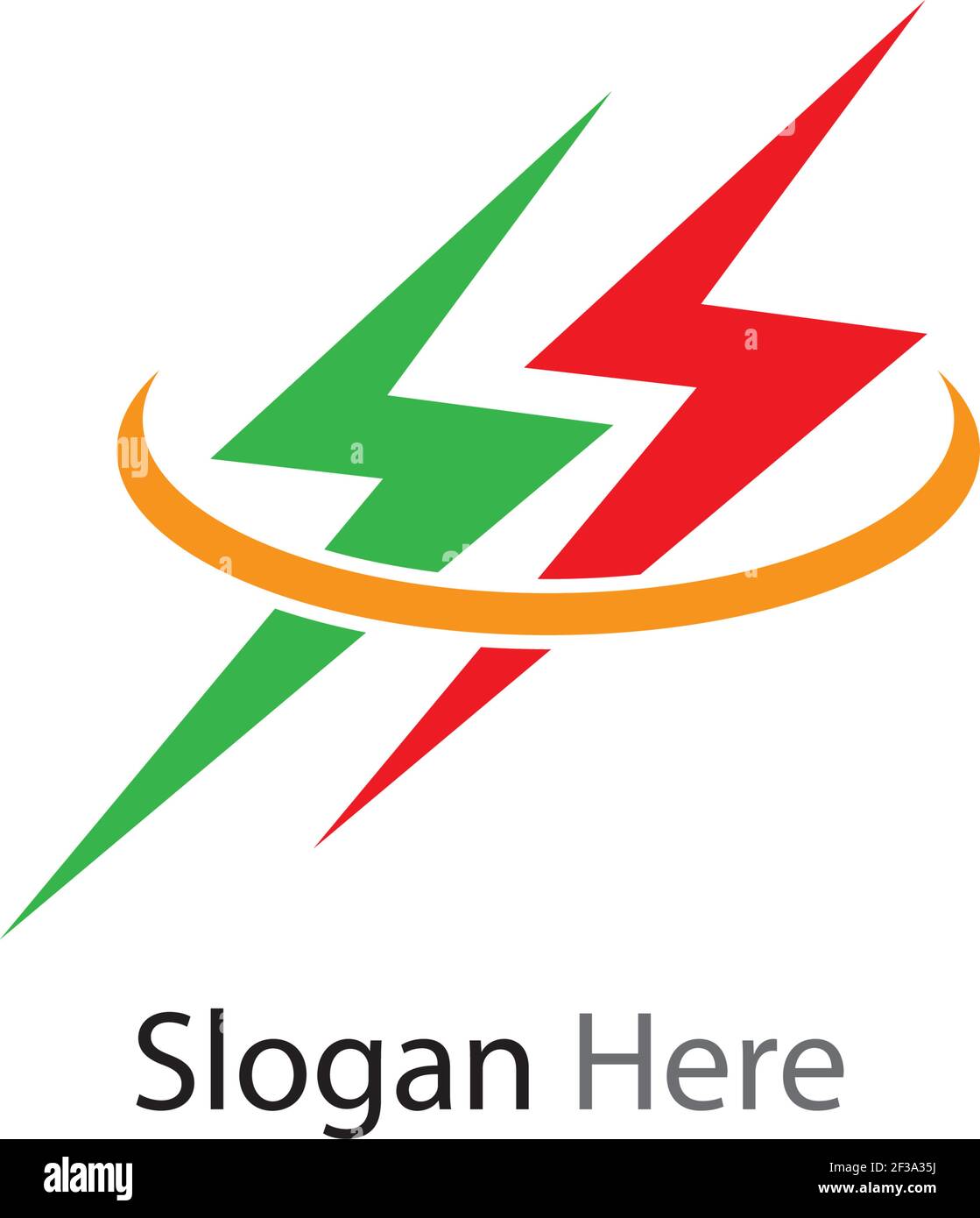 Blitz Logo Vorlage Vektor icon Abbildung design Stock Vektor