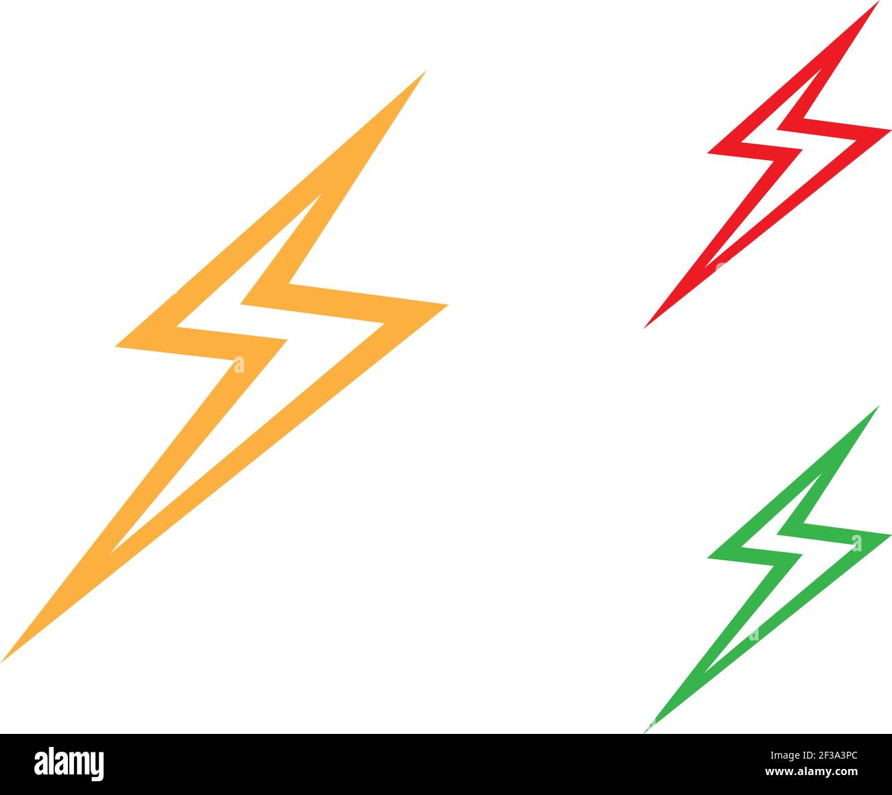 Blitz Logo Vorlage Vektor icon Abbildung design Stock Vektor