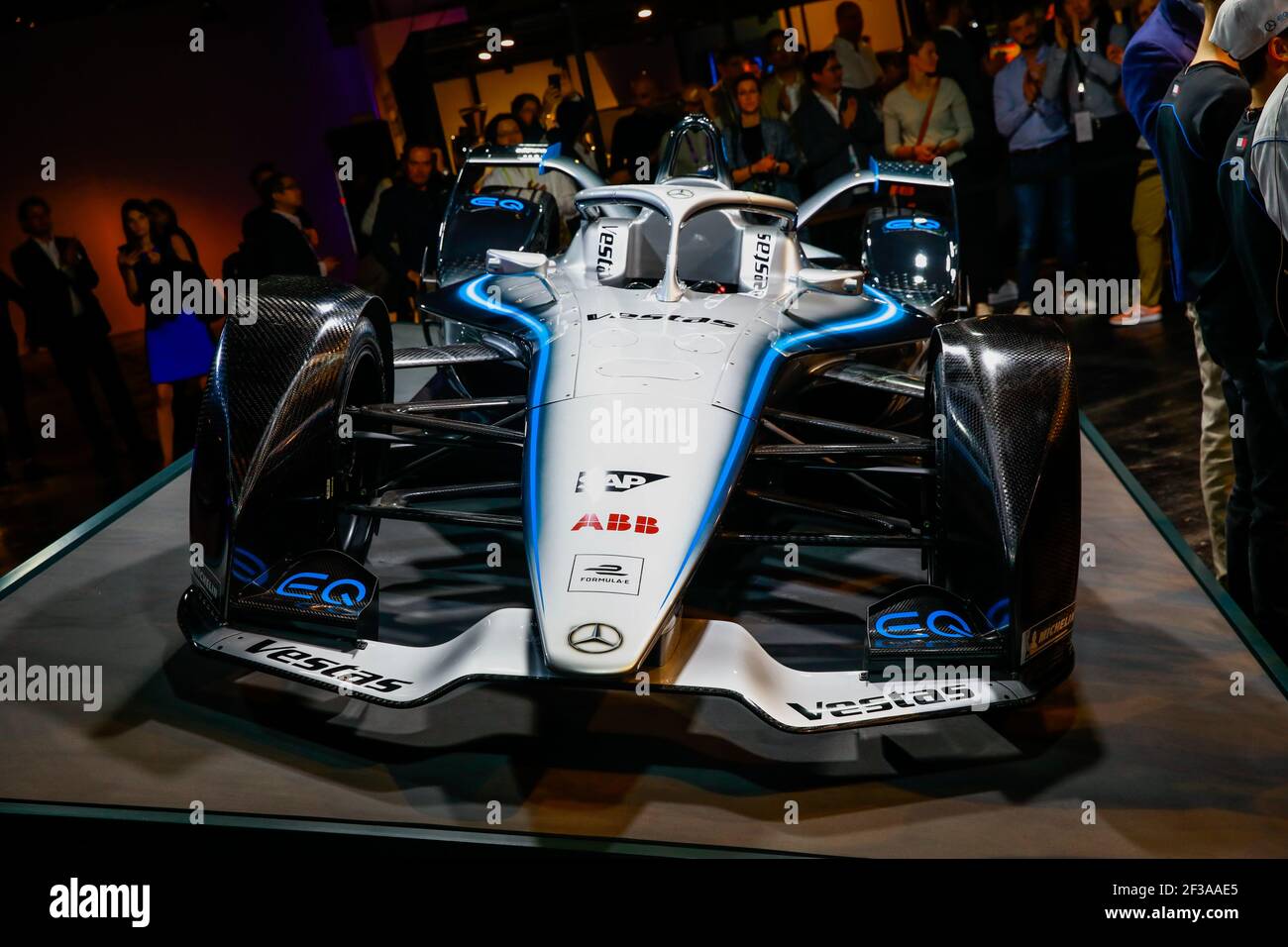 Vorstellung des Mercedes EQ FE Silver Arrow 01 auf der IAA 2019 in Frankfurt am Main am 11. September 2019 - Foto Xabi Bonilla / DPPI Stockfoto