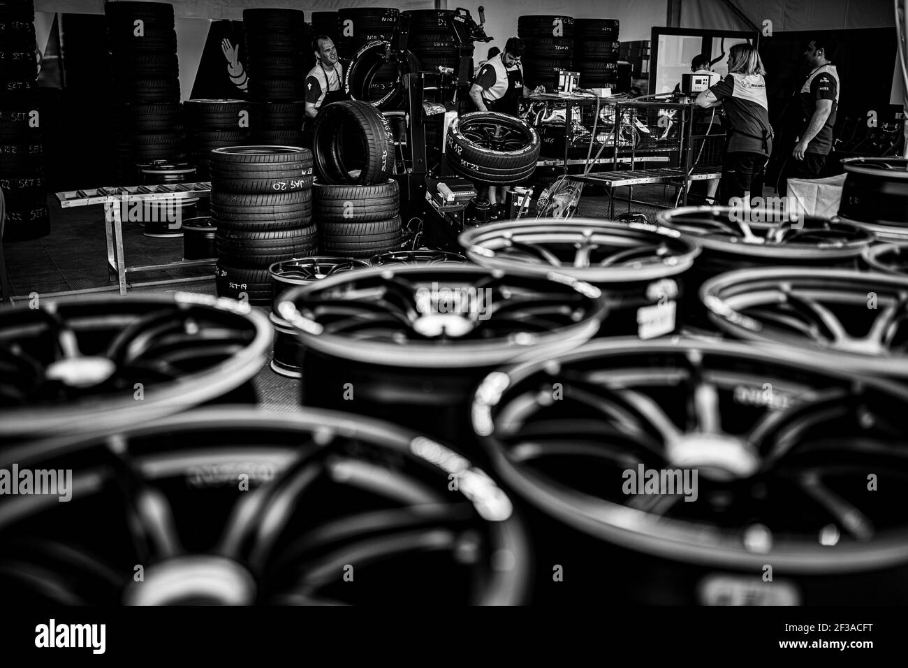 Michelin, Illustration, pneus Reifen Reifen, während der Formel-E-Meisterschaft 2020, vom 17. Bis 18 2020. januar in Santiago du Chili, Chili - Foto Grégory Lenormand / DPPI Stockfoto