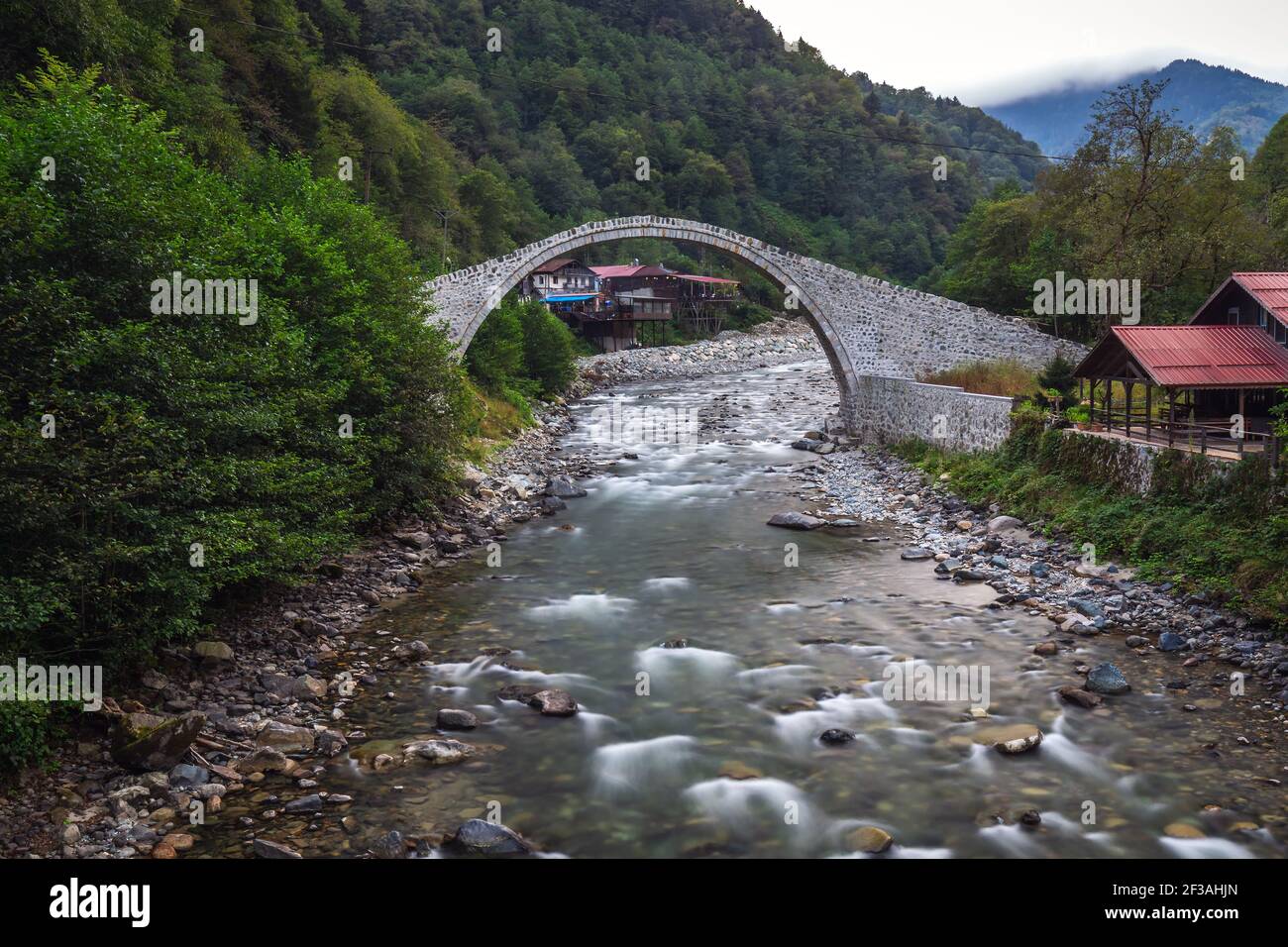 Firtina Tal in Rize Stockfoto