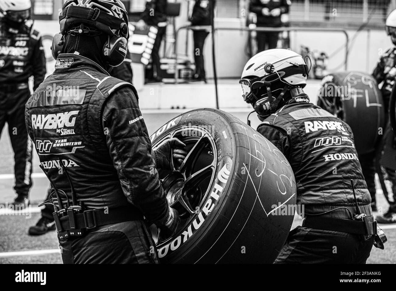 BUTTON Jenson (GBR), Team Kunimitsu, Honda NSX-GT, Portrait Boxenstopp-Rennen 1 während der DTM 2019 in Hockenheim vom 4. Bis 6. oktober in Deutschland - Photo Clement Luck / DPPI Stockfoto