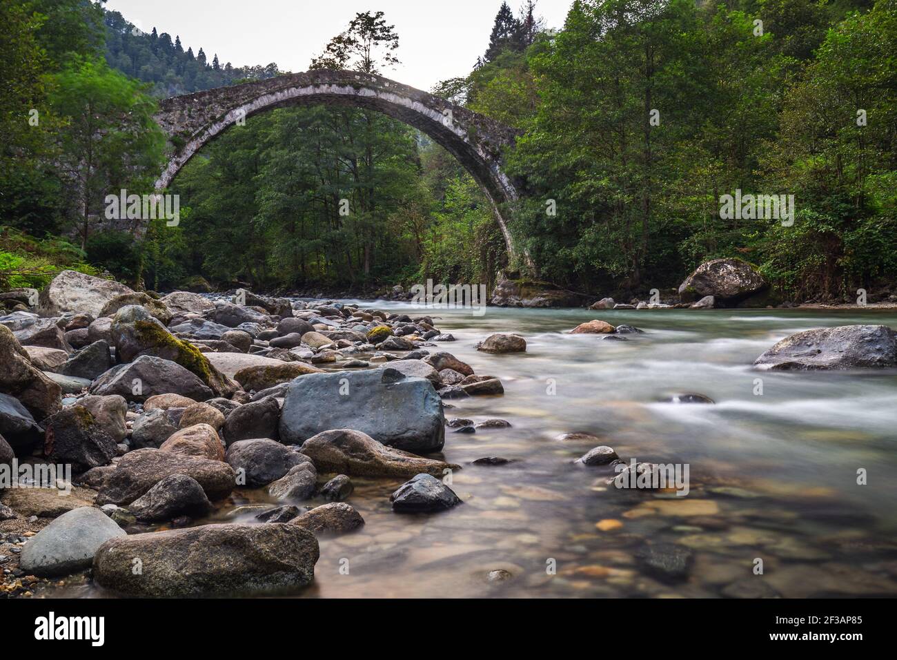 Firtina Tal in Rize Stockfoto