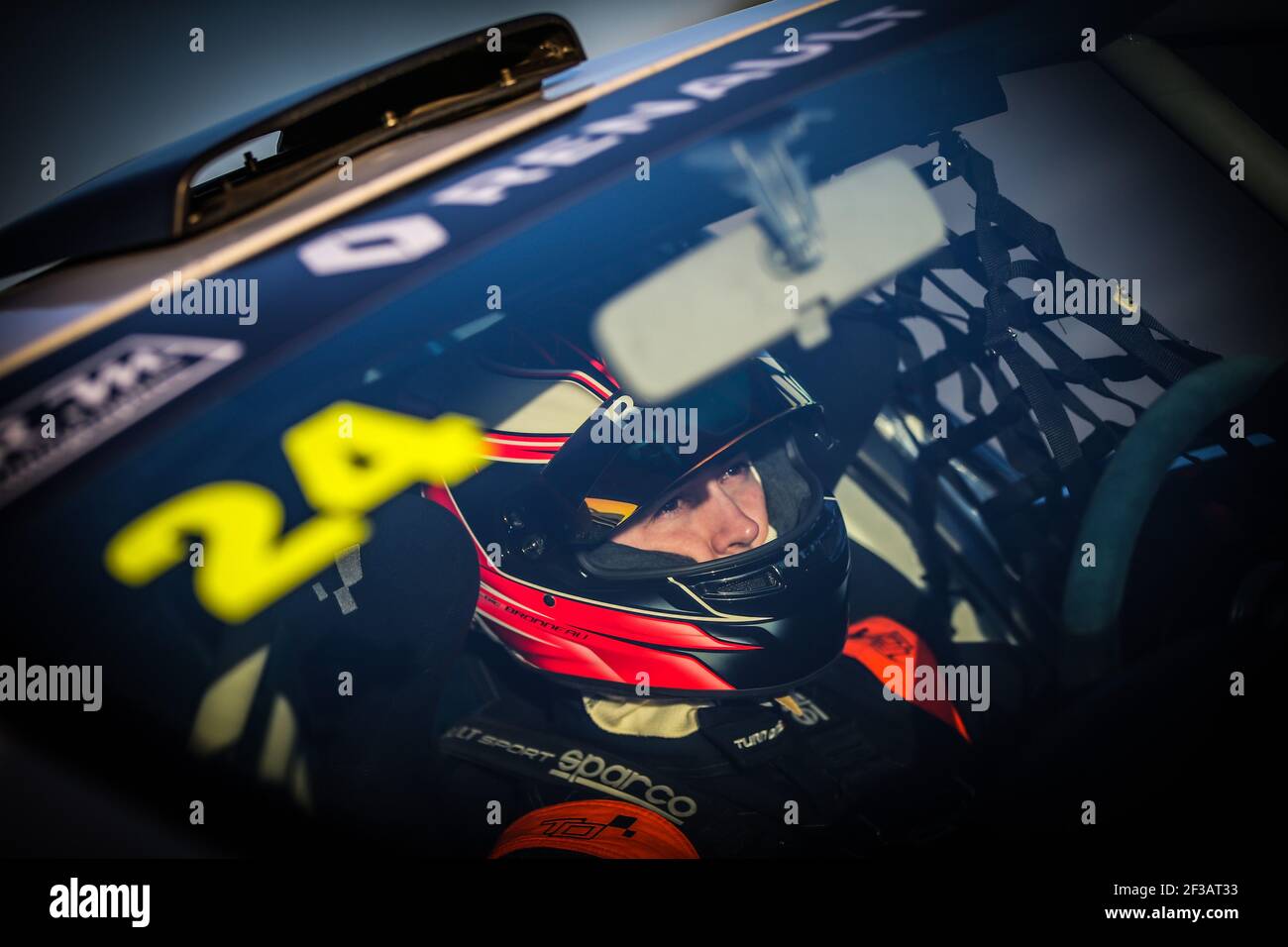 BRONDEAU Loic (Fra), Renault Clio Cup Team TB2S, Porträt während der 2019 FFSA GT4 französisch Meisterschaft, vom 19. Bis 22. april, in Nogaro, Frankreich - Foto Jean Michel Le MEUR / DPPI Stockfoto